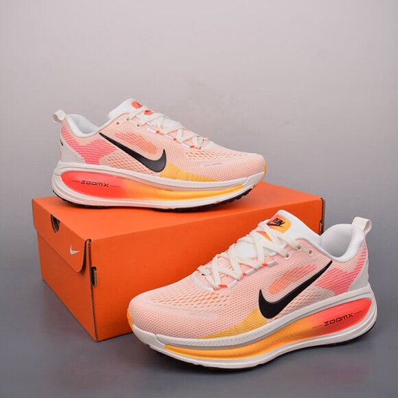 Nike Air Zoom Vomero 18 Running Sneaker Orange Yellow - Picture 1 of 9